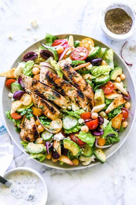 Chicken Gyro Salad – Hellenion